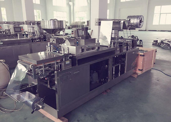 Aluminum Plastic Pill Blister Packing Machine , Pharmaceutical Packaging Equipment
